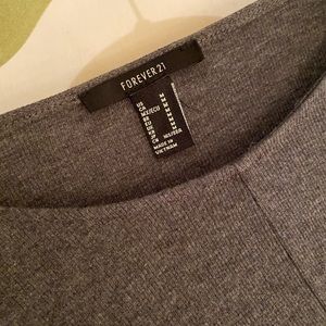 Tops - Forever 21 crop top gray Tops - Forever 21 crop top gray